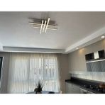 Woodhub 3151-1 K.merit Plafonyer Avize Mat Siyah - Ahşap