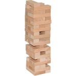 Woodhub Ahşap Denge Oyunu Jenga Ailece Eğlence - Ahşap Desenli