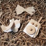 Woodhub Ahşap Montessori Baby Telsiz + Baby Uçak Oyuncak Set,waldorf Oyuncak,hediyelik Çocuk Oyuncağı +2 Ya - Ahşap Desenli