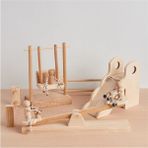 Woodhub Ahşap Oyun Parkı - Ahşap Desenli