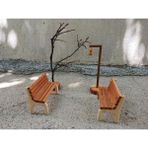 Woodhub Ahşap Oyuncak Bank - Ahşap Desenli