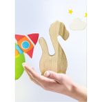 Woodhub Ahşap Oyuncak Ejderha - Ahşap Desenli