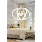 Woodhub Ahtapot Sarkıt Gold Beyaz Toplu LED Avize - 1 - Ahşap