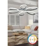 Woodhub Alessa Füme Modern Sarkıt 3 Renk Işık Salon Mutfak Oda Hol Ledli Avize - 1 - Ahşap