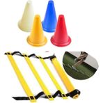 Woodhub Antrenman Merdiveni 4 Metre Uzunluk 10 Adet Merdiven Antrenman Hunisi 12 Adet Set - Alaçatı