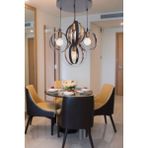 Woodhub Avanos 4'lü Modern Retro Sarkıt Mutfak Salon Avize - 1 - Ahşap