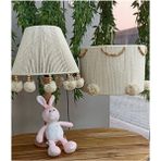 Woodhub Bebek / Çocuk Odası Özel Tasarım Kız-Erkek Bebek Odası Avize Abajur (Ahşap Ayaktır) Seti - 1