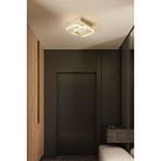 Woodhub Beyaz Enisa Modern Tasarım Beyaz Renk Salon Mutfak Hol Beyaz LED 2 Li Avize Modern Metal 2