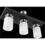 Woodhub Beyaz Üçlü Modern Spor Model Dikdörtgen Tepsi Siyah Avize E27 30 Modern Metal 3