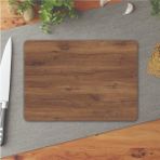 Woodhub Cam Kesme Tahtası Ahşap Desenli