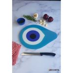 Woodhub Cam Kesme Tahtası - Cam Kesme Tablası | Damla Serisi - 1 | 28CM x 36CM