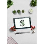 Woodhub Cam Kesme Tahtası - Cam Kesme Tablası | Harfli Tasarım | S | 20CM x 30CM