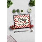 Woodhub Cam Kesme Tahtası - Cam Kesme Tablası | Kitchen Heart | 29CM x 34CM