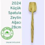 Woodhub Ceren Wooden Doğal Zeytin Ağacı Spatula El Yapımı Hand Made Ahşap Tahta Spatula