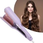 Woodhub Dalgalı 32MM Saç Maşası, 4 Kademeli, Şık ve Kullanışlı Tasarım - 01P-Pembe - Seçenek 1