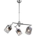 Woodhub Derma 3 Lü Krom Avize 3 x E27 - 1 - Ahşap