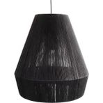 Woodhub Doğal Bohem Avize, Rustik Avize, Jüt Avize, Salaş Avize, El Yapımı Avize, Siyah Avize - 1 - Ahşap