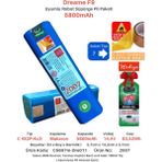 Woodhub Dreame F9 5800MAH Uyumlu Batarya Robot Süpürge Pili C5807M-DRE011