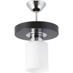 Woodhub E27 Tekli Modern Spor Model Yuvarlak Tepsi Siyah Avize Tekli 30 1 Metal Beyaz