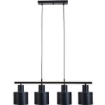 Woodhub Faber Özel Tasarım Modern Dekoratif Cafe - Mutfak Salon 4 Lü Sıralı Sarkıt Avize - 1 - Ahşap