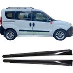 Woodhub Fiat Doblo 2010-2023 D3-D4 Kasa Uyumlu Boyasız Plastik Aero Marşpiyel Takımı Uyumlu