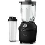Woodhub Güçlü 600W Blender, 2l Geniş Kapasite ve 1,25L Kapasite, Crush Teknolojisi - Antrasit