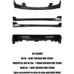 Woodhub Honda Civic Fd6 2006-2009 Makyajsız Kasa Uyumlu Boyasız Plastik Body Kit Seti