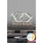 Woodhub Honi x Füme Modern Sarkıt 3 Renk Işık Salon Mutfak Oda Hol Ledli Avize - 1 - Ahşap