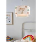 Woodhub Kids Hello Friends Kumaş Baskılı Sarkıt Çocuk Odası Özel Baskı - 1 - Ahşap