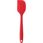 Woodhub Kırmızı Yassı Spatula Büyük Boy Yanmaz Yapışmaz Silikon Yassı Spatula Kırmızı 1 Adet 27 cm
