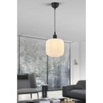 Woodhub Küre Dekoratif Beyaz Tekli Cam Sarkıt 2051-1 - Ahşap