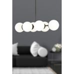 Woodhub Lema 6lı Siyah Modern Yemek Masası Üstü Yatak Odası Salon Avize - 1 - Ahşap
