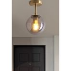 Woodhub Lorin Tekli Eskitme Avize Füme Camlı - 1 - Ahşap