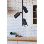 Woodhub Madrid Modern Tasarım Spot Ayarlanabilir Salon Mutfak Cafe Oda Siyah Renk 3 Lü Avize ( Gün Işığı ) - 1 - Ahşap
