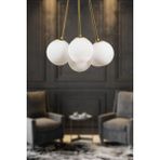 Woodhub Malta 7 .li Avize Eskitme Beyaz Cam - 1 - Ahşap