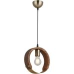 Woodhub Manya Tekli Ahşaplı Antik Lak Avize 1 x E27