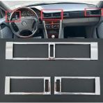 Woodhub Mercedes W124 Nikelajlı Havalandırma Çerçeveleri - W124 Aksesuar Krom