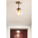 Woodhub Metal Lorin Tekli Eskitme Avize Bal Camlı E27 Çok Renkli 1