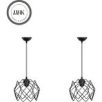 Woodhub Metal Prizma Siyah Sarkıt Avize, Salon, Mutfak, Antre, Çocuk Odası Mikasız 16 Salon / Oturma Odası