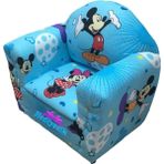 Woodhub Mickey Mouse Ahşap Çocuk Koltuğu - Ahşap Desenli