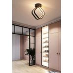 Woodhub Milan Siyah Kasa Modern Ledli Ikili Avize - 1 - Ahşap