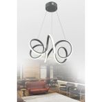 Woodhub Minerva Füme Modern Sarkıt Beyaz Işık LED Avize Salon Mutfak Oda Hol Ledli Avize - 1 - Ahşap