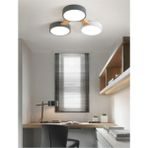 Woodhub Minimalist Modern LED 3’lü Avize - 1 - Ahşap
