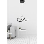 Woodhub Modern Bolivia Tekli Siyah Sarkıt LED Beyaz Power Ledli Salon Mutfak Oda Hol Ledli Avize - 1 - Ahşap