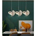 Woodhub Modern Lu x ury E x clusive Crystal Üçlü Sıralı LED Avize Gold Sarı Ledli Avize - 1 - Ahşap