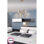 Woodhub Modern Tasarım 30 cm Çap 3 Renk Yanabilen Ledli Avize - 1 - Ahşap