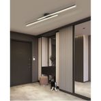 Woodhub Modern Tavan Koridor Aydınlatması Çubuk LED Siyah Günışığı Lineer Avize Armatür Ikili - 1 - Ahşap