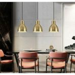 Woodhub Mylights Üçlü Masa Üstü Sarkıt Mat Altın Taban 60 cm Siyah Kasa - 1 - Ahşap
