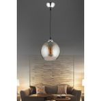 Woodhub Nisa Luce Çatlatma Cam Sarkıt - Füme - 1 - Ahşap