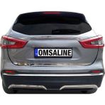 Woodhub Nissan Qashqai Nissan Qashqai Krom Arka Tampon Çıtası 2014 ve Sonrası